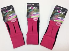 Scunci Everyday & Active Reversible 3-in-1  Headwrap With Pony Holder, LOT OF 3