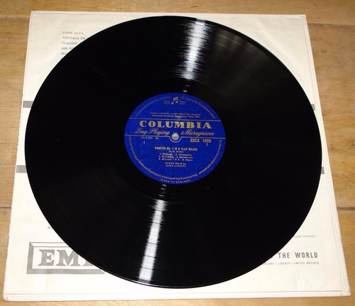 DINN LIPATTI BESACON FESTIVAL BLUE GOLD B/G MONO COLUMBIA 33CX 1499 1500 LP - Picture 4 of 11