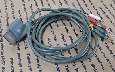 Microsoft OEM Component HD AV Cable For Xbox 360 Component Tested VGUC