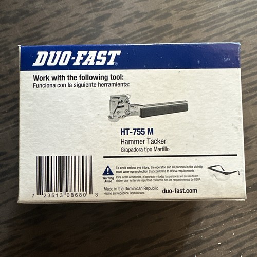Duo-Fast Heftklammern 7516 C 1/2" Meißelspitze 19 Sprache Box mit 5.000 - Bild 3 von 3