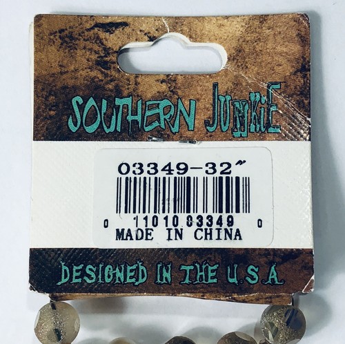 Southern Junkie Necklace Beaded Tassel Faux Pearl 27 in Length - NWT - Picture 18 of 18