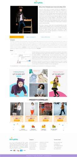 Template Asta Inserzione eBay 2022 responsive con editor di testo - Foto 1 di 6