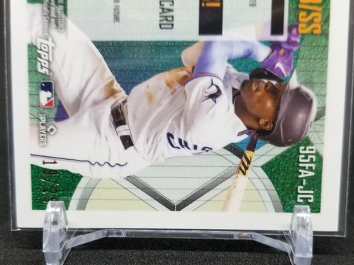 2022 Topps Finest Flashbacks 1995 Finest Auto /25 Jazz Chisholm Jr #95FA-JC Auto - Picture 6 of 7