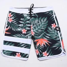 NEW Male Trunks Hurley Beachshorts Elastic Surf Pants Swimwear Board Shorts E952