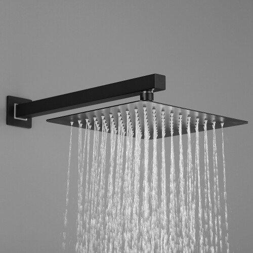 AS 10 inch Shower Head Bathroom Shower Complete Combo Set Wall Mounted - Picture 2 of 6