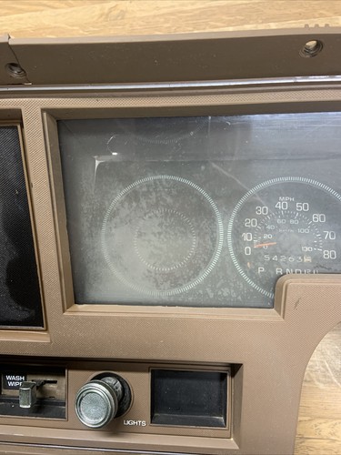 77-79 Nova Omega Skylark instrument cluster speedometer face plate 54k Bezel - Picture 4 of 13