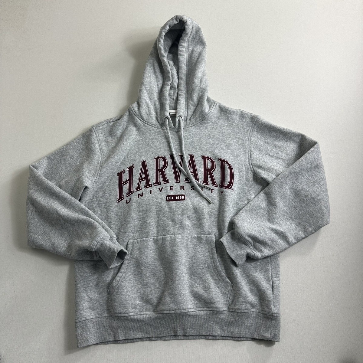 H M Harvard University Womens Gray Hoodie Sweater sweatshirt Logo Size Small eBay