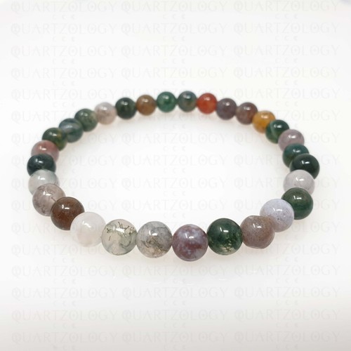 Quartz Bead Lava Bracelet Crystal Healing Gemstone Reiki Anxiety Meditation UK - Picture 87 of 116