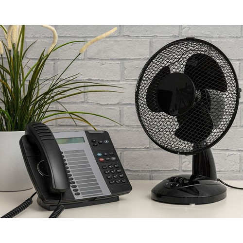 6" 9" 12" 16" Zoll Zimmer Schreibtisch Ventilator oszillierend Home Office Kühlung elektrisch - Bild 10 von 37