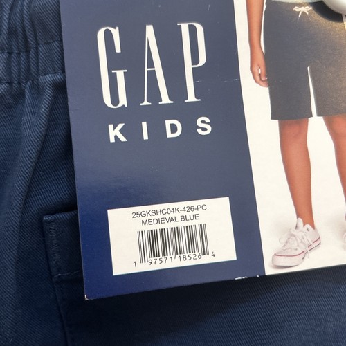 N.W.D Gap Kids Boys Stretch Twill Shorts, Medieval Blue, Size L (10/12) - Picture 13 of 24