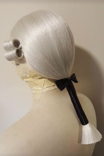 18th Century Wig in Dressed in Your Choice of Color and Style - Picture 10 of 11
