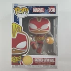 Funko POP Gingerbread Captain Marvel #936 Marvel Christmas Holidays Figure