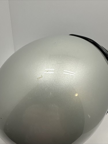 Casco de motocicleta vintage aprobado por FULMER AF-255 DOT plateado talla pequeña - Imagen 9 de 15