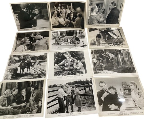 Black White Picture Studio Photo Press Card Movie Still Family Life Mom Dad Kids