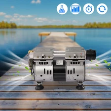 Lake Pond Aerator System Pump 3/4HP Aeration Compressor Up to 3 Acre Pond 110V