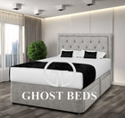 RIO PLUSH DIVAN BED SET WITH LUX MATTRESS AND HEADBOARD 3FT 4FT 4FT6  5FT 6FT