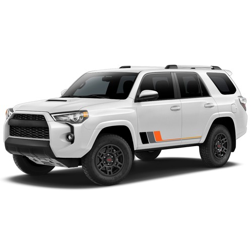 Triple hockey stripes graphics stickers decal compatible with Toyota 4Runner - Picture 3 of 6