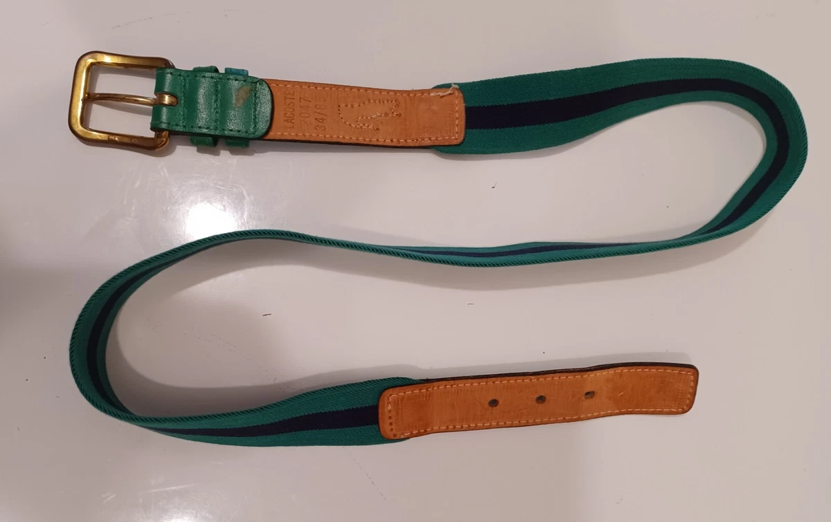 Lacoste clearance alligator belt