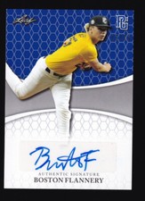 2022 Leaf Perfect Game BOSTON FLANNERY  🔥 Auto /15 Blue
