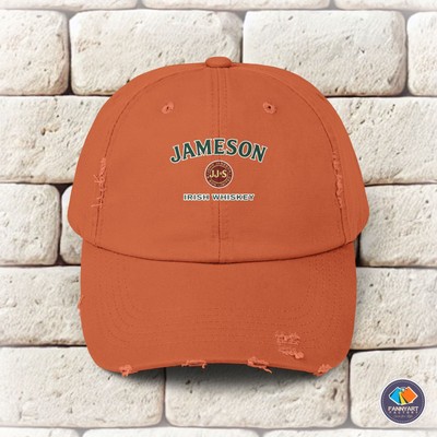 Jameson Logo Unisex Distressed Cap