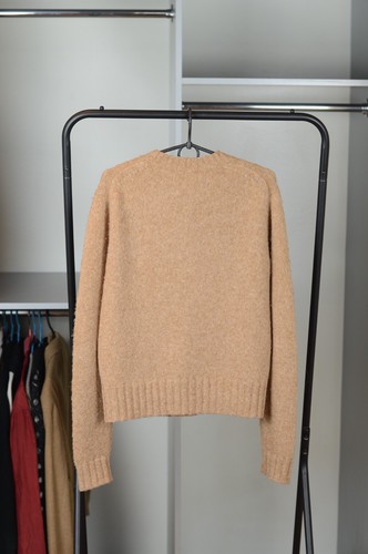 HELMUT LANG Knitwear Sweater Alpaca/Wool Beige Size XS - Picture 5 of 6