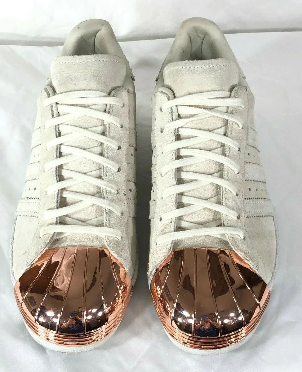 Adidas Women&#039;s Superstar 80&#039;s Metal Rose Gold Cap Off Size 9.5 s75057 eBay