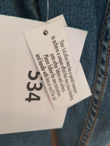 LuLaRoe Womens Small Denim JAXON Jean Jacket - Southwest Embroidered - NWT - Picture 8 of 10