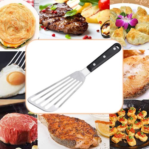 12.2inch Stainless Steel Fish Spatula Slotted Thin Metal Spatula for... - Picture 2 of 7