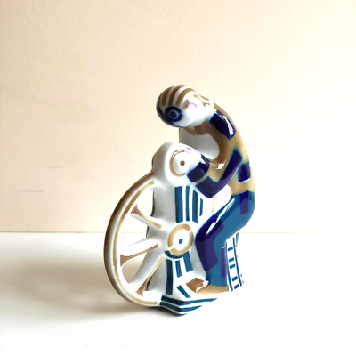 工芸品 SARGADELOS Sargadelos Galicia Spain Porcelain figurine knife grinder