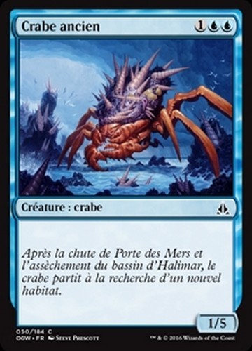 MTG Magic OGW - (x4) Ancient Crab/Crabe ancien, French/VF - Picture 1 of 1