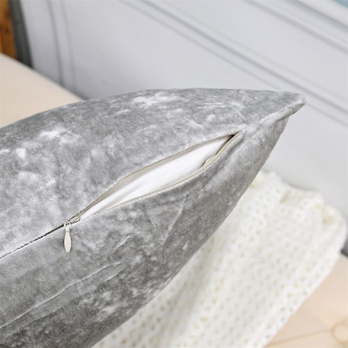 4PCS Crushed Velvet Decorative Throw Pillow Covers Gradient Square Cushion Cover - Picture 75 of 77