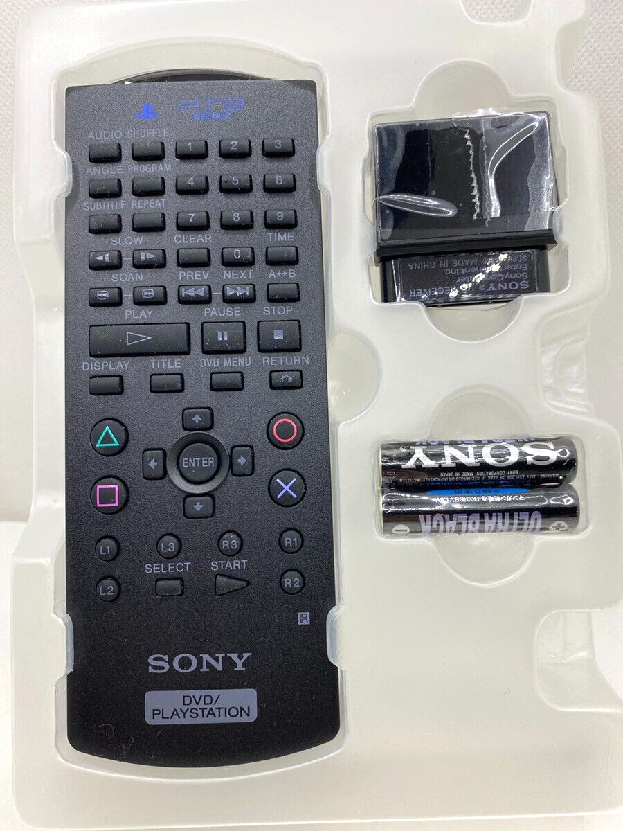 SONY PlayStation 2 DVD remote controller with DVD and manual