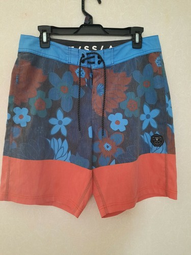 Vissla Upcycled Floral Board Shorts Mens Sz 31 Bathing Suit Beach Wear Recycled