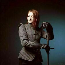 Medieval Costume Gambeson Reenactment Roman Black Color