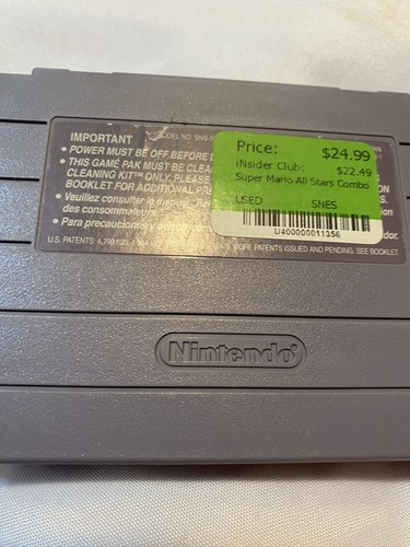 Super Mario All-Stars - Super Nintendo - SNES Tested & Works - Cartridge Only - Picture 13 of 17