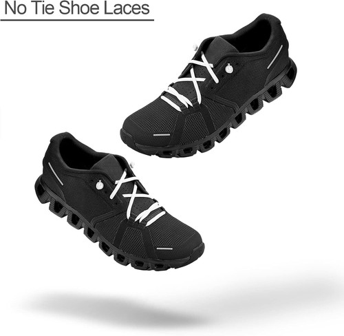 Elastic No Tie Shoe Laces 2 Pairs Kids Adults Quick Install Sneakers Boots - Bild 7 von 8