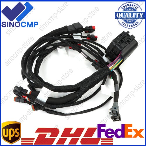 Cablaggio strizzatore 381-2499 per motore CAT C7 324D 325D 326D 328D 329D escavatore - Foto 1 di 6