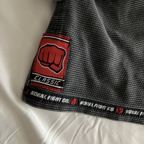 Koral Fight Co A2 High Tec Gray MMA Jiu Jitsu Classic Gi Top Brazil Brasil - 第 3/10 張圖片