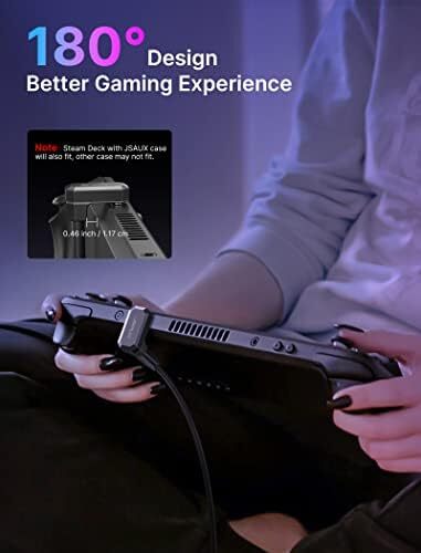180 Degree USB-C Adapter Set for ROG Ally and Steam Deck Compatibility - Picture 3 of 5