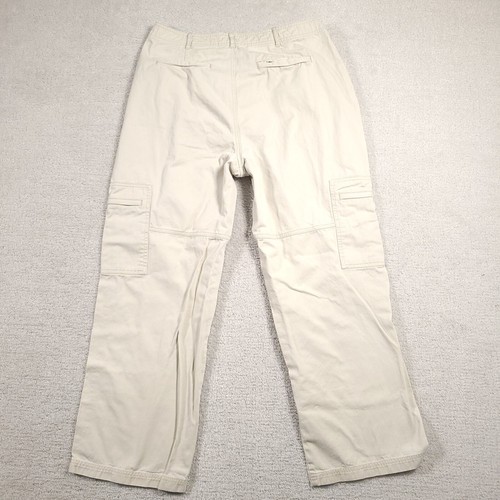 Vintage White Stag Cargi Pants Womens 16 Khaki High Rise Casual Outdoor Workwear - Picture 12 of 17