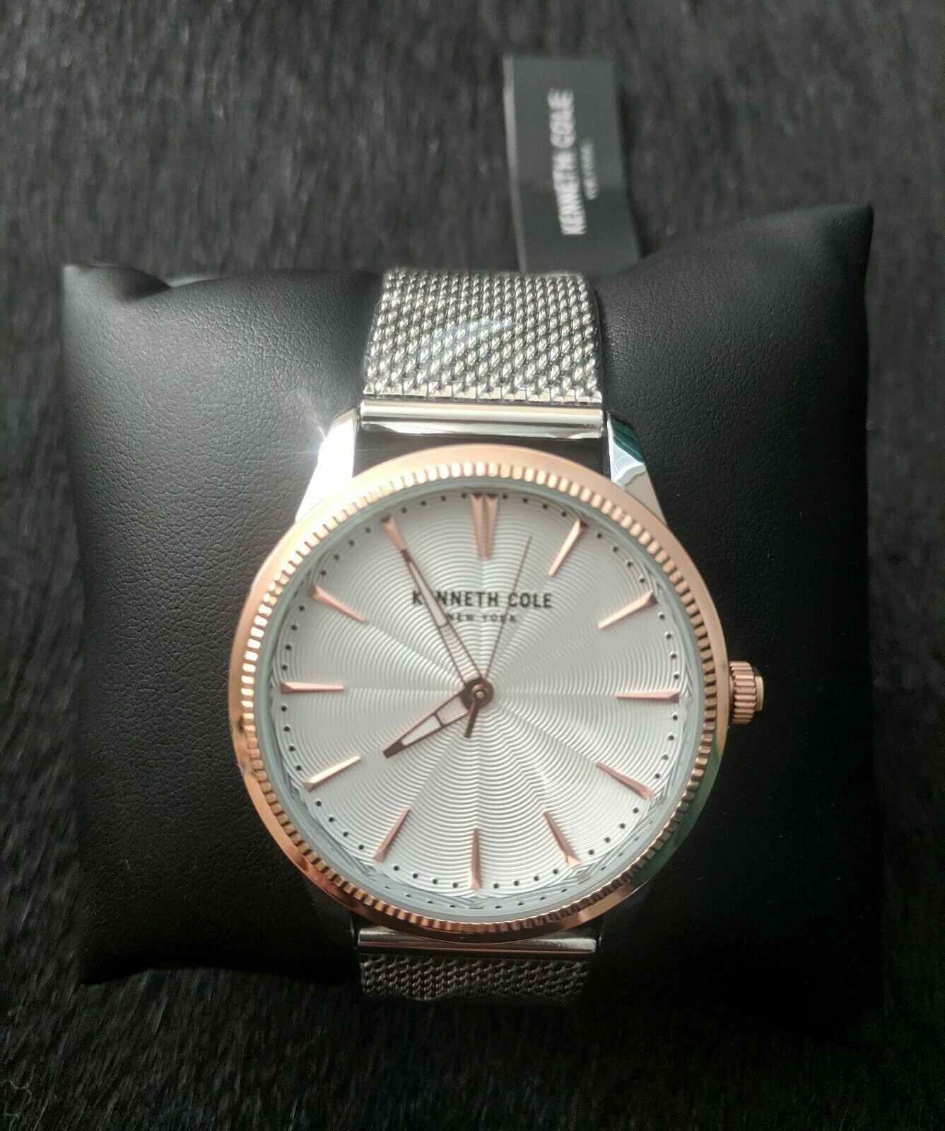 Мужские классические часы Kenneth Cole Серебро с розовым золотом KC50877002