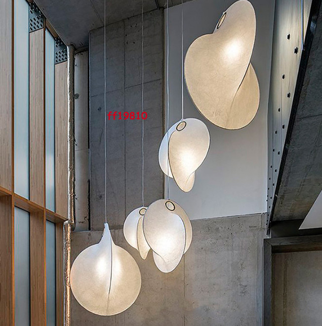 Creative Silk Pendant White Dining Room Bedroom Light Chandelier Lamp Fixture Ba