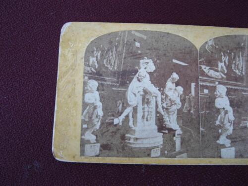 Stereoview International Centennial Exhibition Philadelphia 1876 Statues (O) - Picture 3 of 4