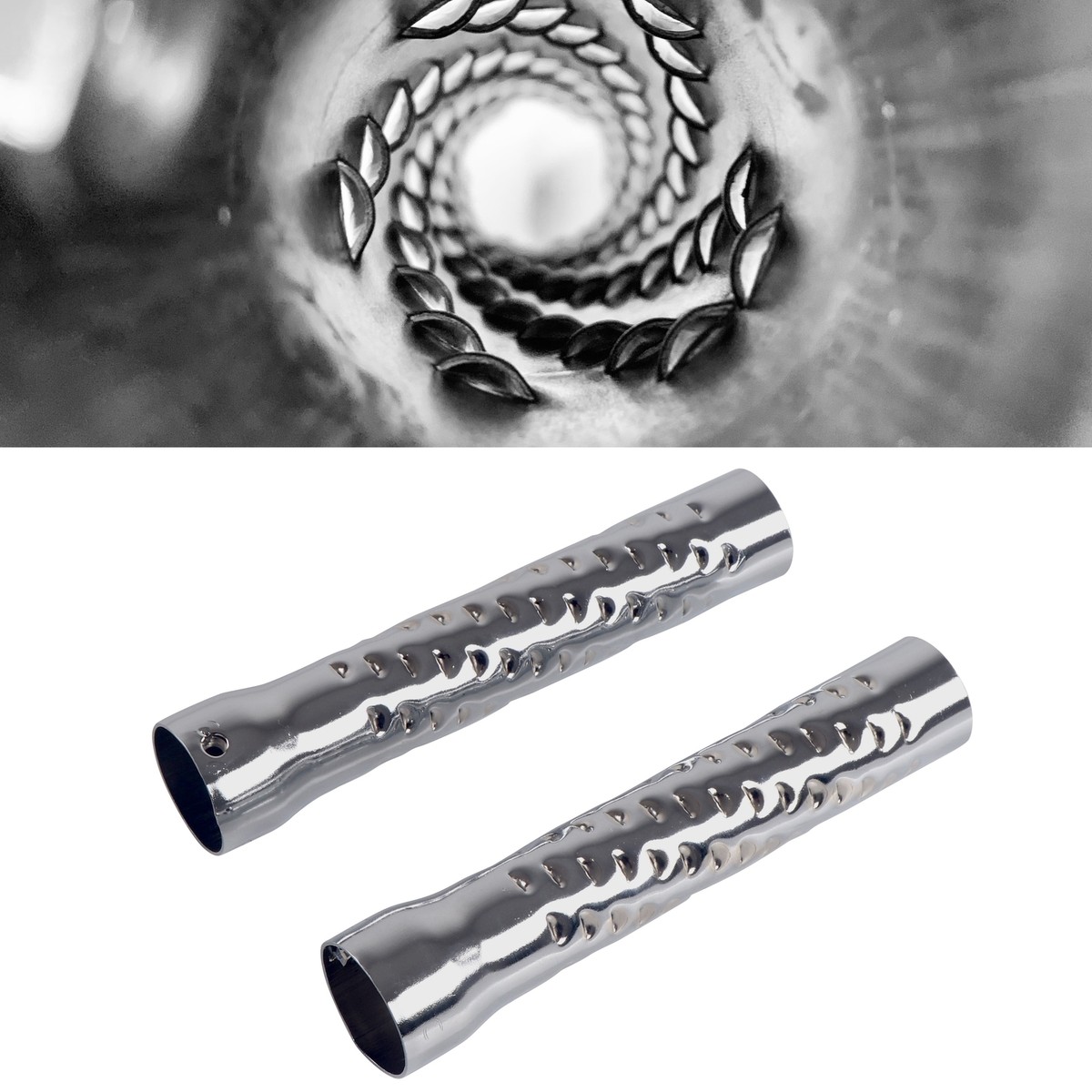 SHARKROAD Quiet Exhaust Muffler Insert for 1.75'' O.D. Fishtail or