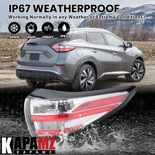 Luz trasera derecha para Nissan Murano 2015 2016 2017 2018 lado del pasajero - Imagen 3 de 9