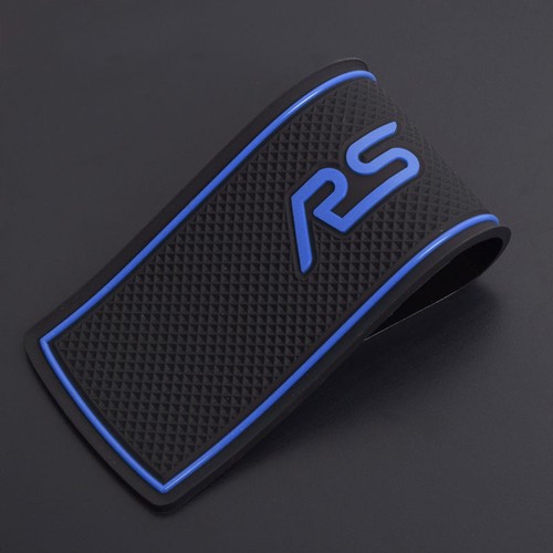 Rubber Inner Door Slot Pad Non-slip Cup Holder Mats fits Ford Focus RS 2015-2018 - Foto 10 di 30