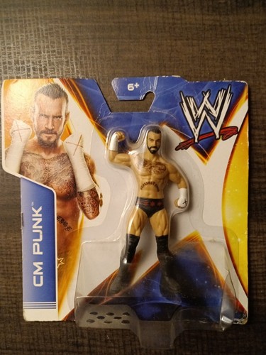 Figura de lucha libre Mattel CM Punk WWE 4" 2013 sellada nueva