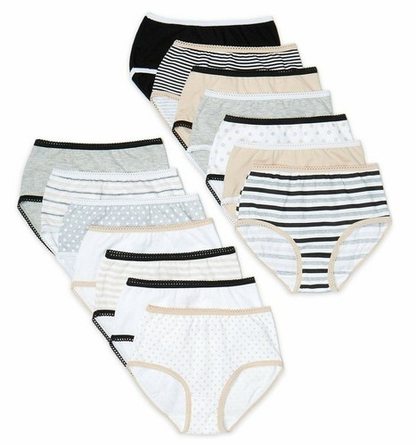 Wonder Nation Girl's 14 Pack Briefs NEW Various Sizes Value Pack Choose Color - Picture 2 of 9