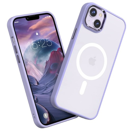 For Apple iPhone 15 Plus Compatible with MagSafe Translucent Matte Case Cover - Bild 4 von 71