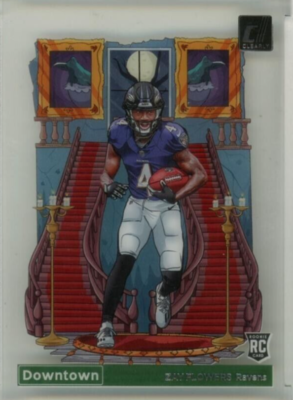 2023 PANINI Clearly Donruss Downtown #30 Zay Flowers RC